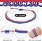 50 Pcs Team Bracelets Bulk Sports Game Day Adjustable Bracelets Gifts for Basketball Softball Baseball Soccer Football Cheer Gifts Players Cheerleader Accessories